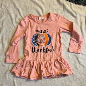 Girls thankful top size 4/5